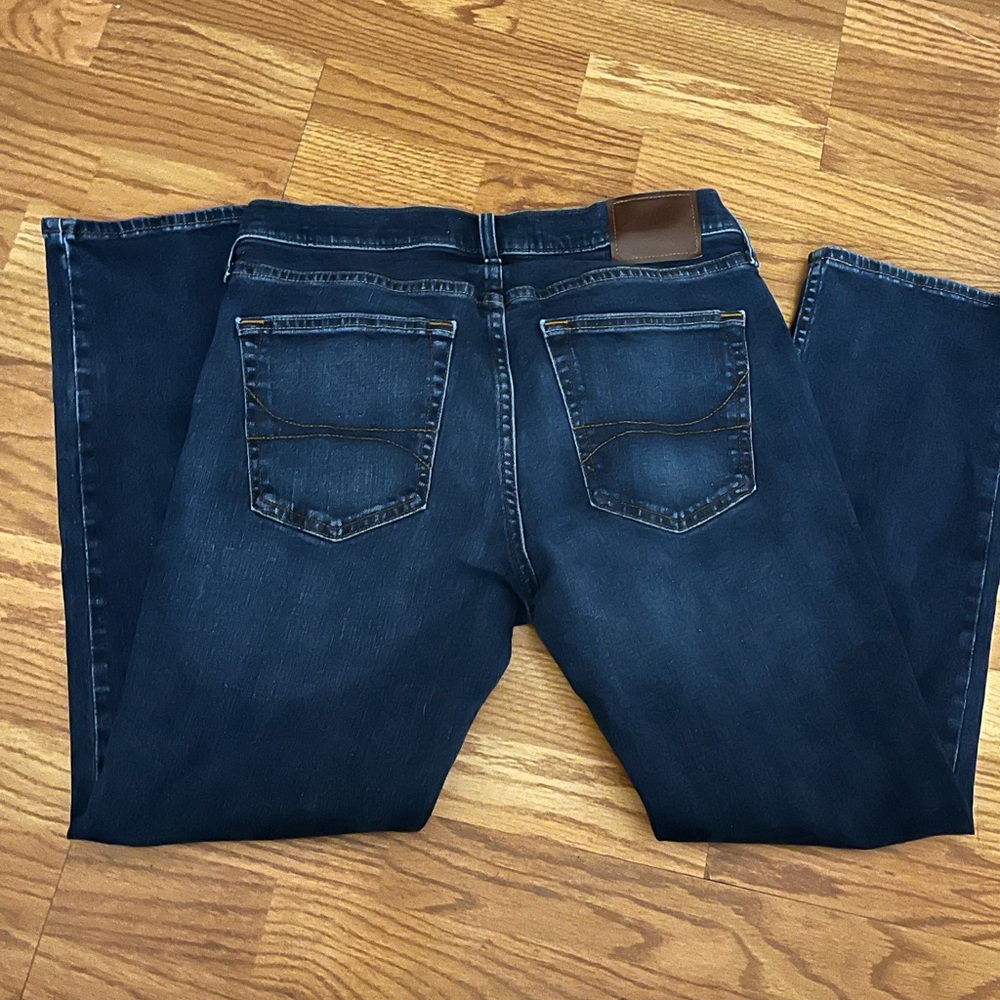 Hollister Dark Blue Straight Jeans